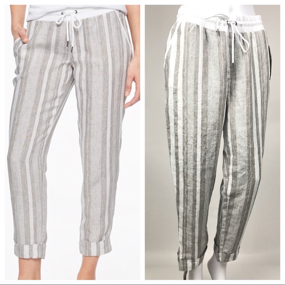 athleta bali linen ankle pant